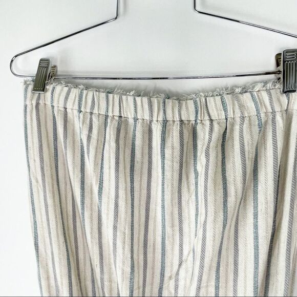 Cloth & stone Strapless short pants striped jumpsuit sz Small #NN - Picture 9 of 13
